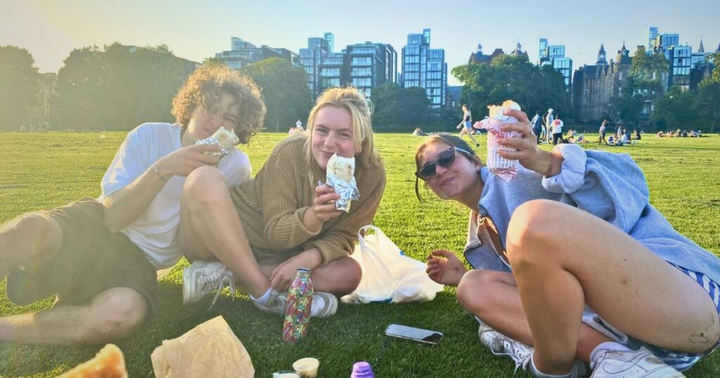 uk unis unconditional offers some students looking happy