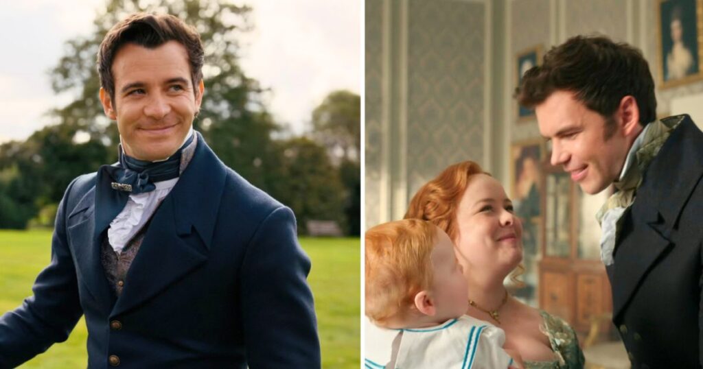 bridgerton timeline benedict in season two flashback then pen and colin and baby in season four