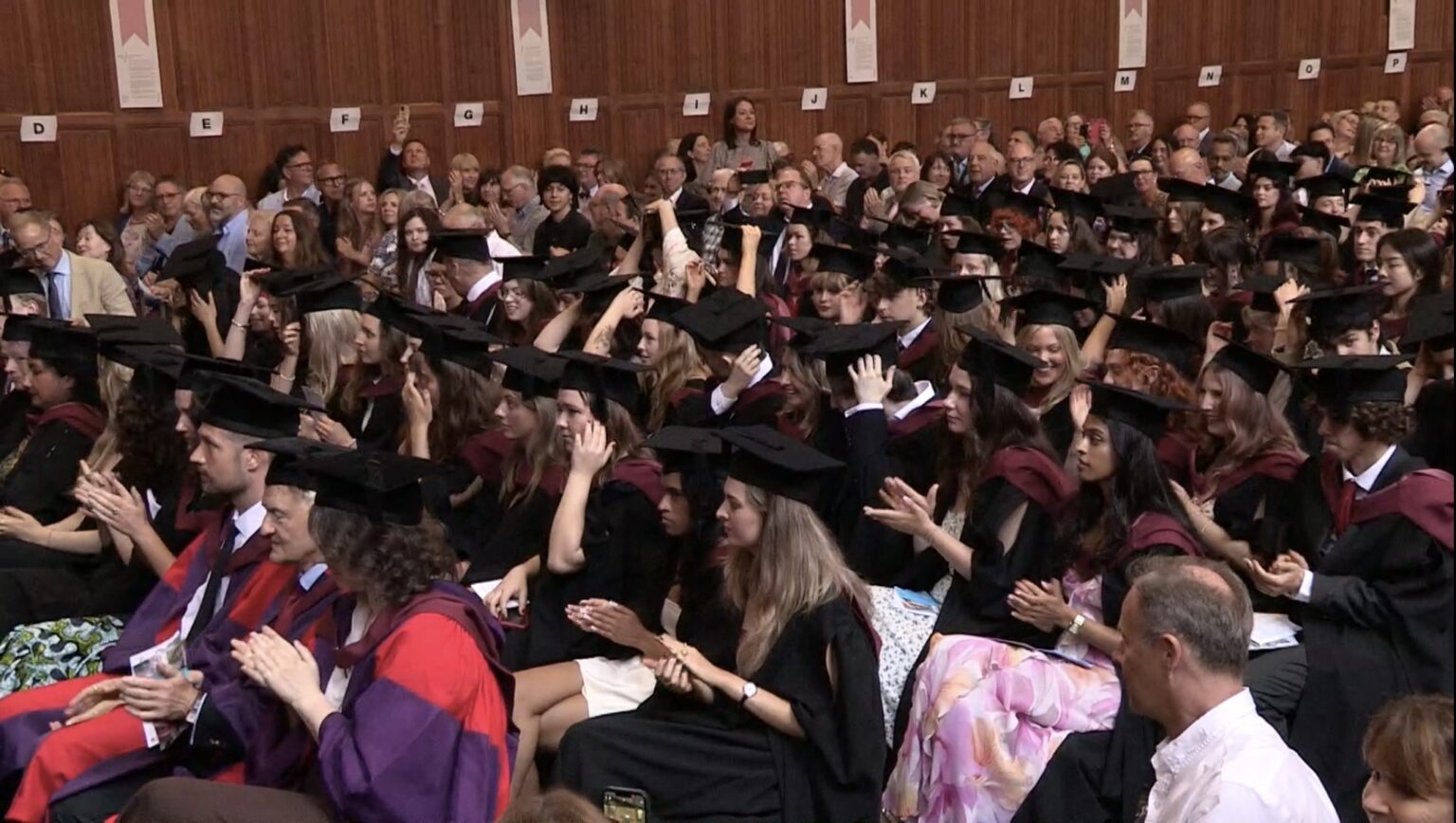 A pretty crowded Uni of Bristol graduation ceremoney