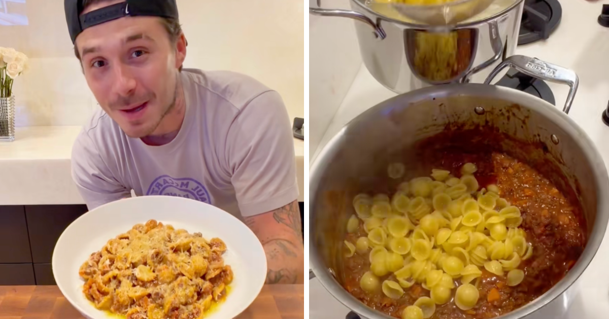 Uh-oh, he's back! Brooklyn Beckham delivers his ‘extra-special’ spaghetti bolognese recipe
