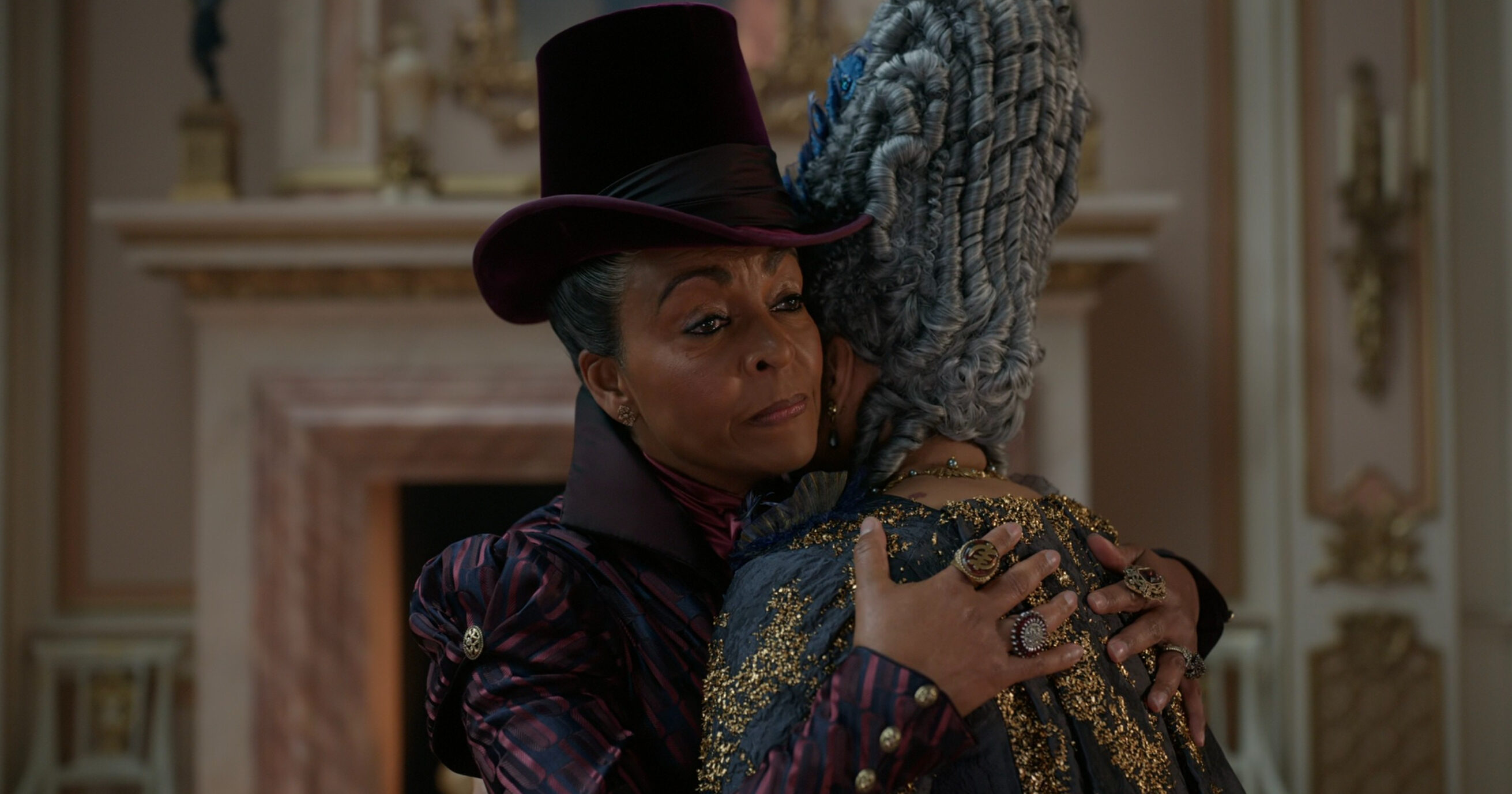 Lady Danbury and Queen Charlotte in Bridgerton season four