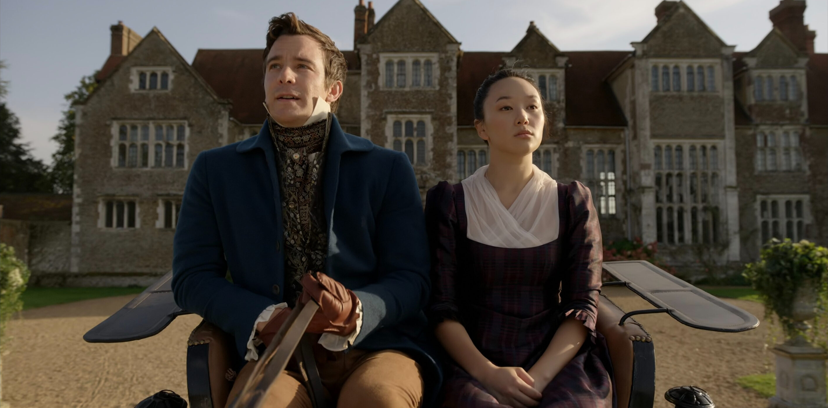 Benedict Bridgerton and Sophie Baek 