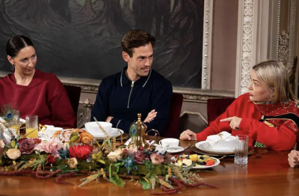 traitors season four harriet breaskfast argument