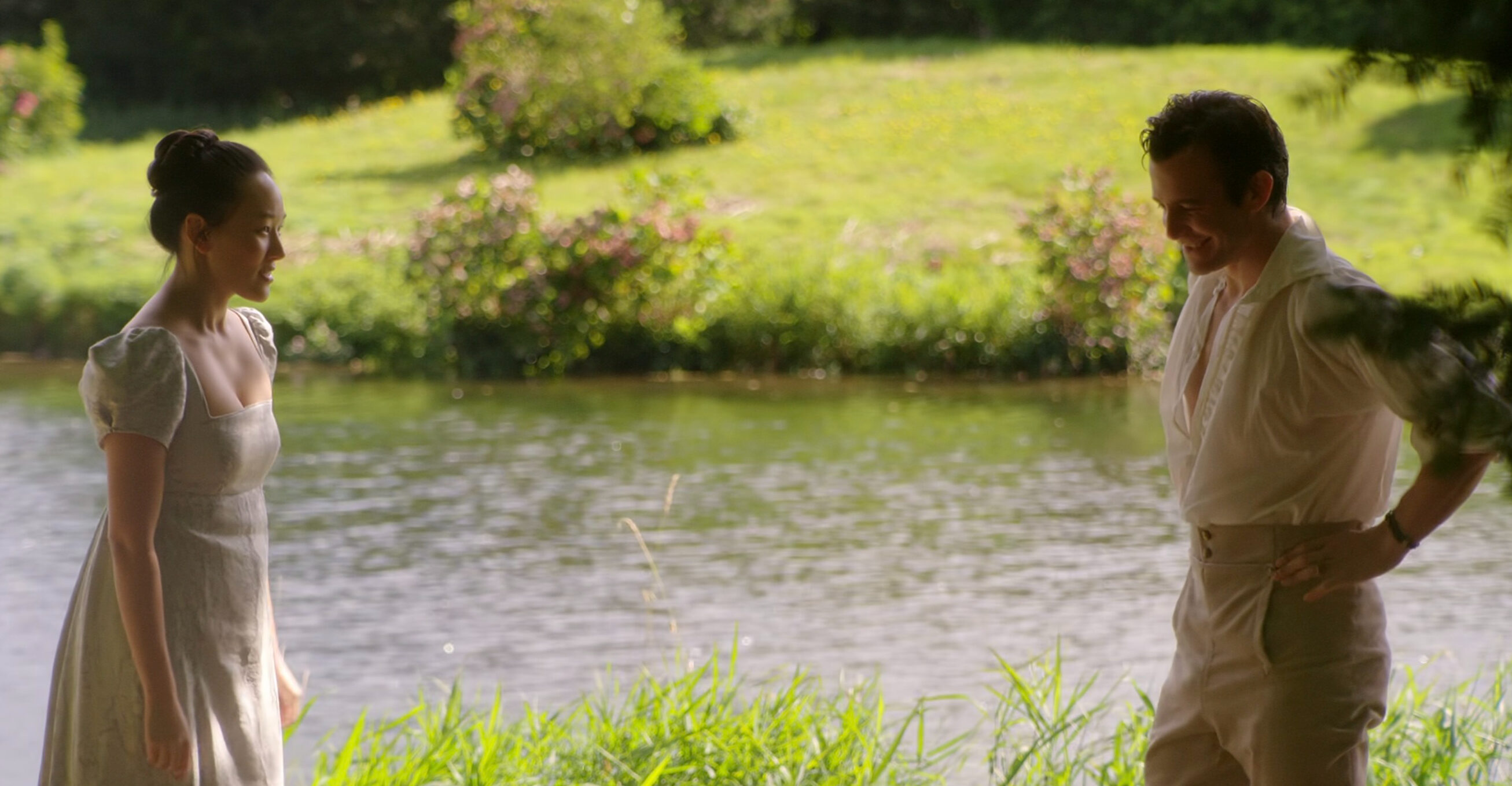 Benedict Bridgerton and Sophie Baek 