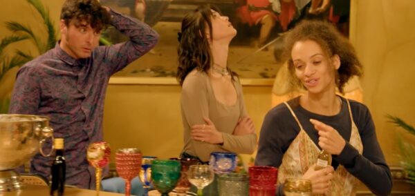 traitors season four cast looking fed up as if there is beef james jade roxy