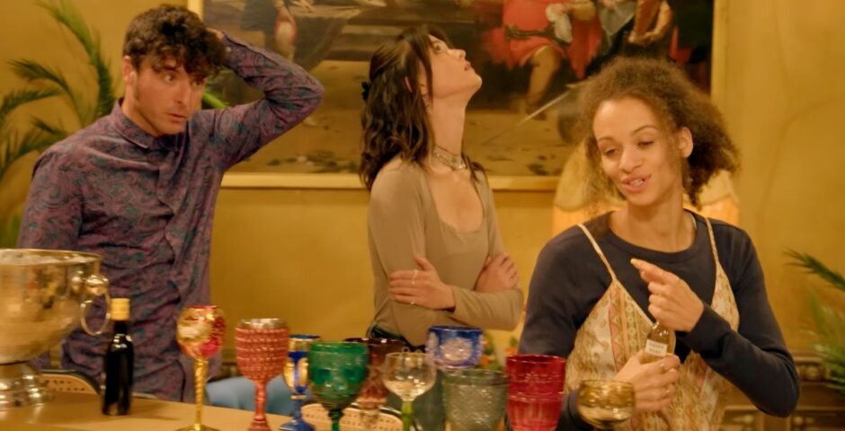 traitors season four cast looking fed up as if there is beef james jade roxy