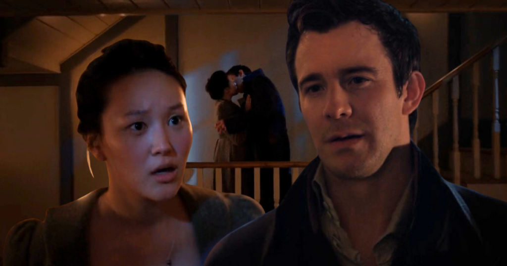 Bridgerton staircase scene deeper meaning