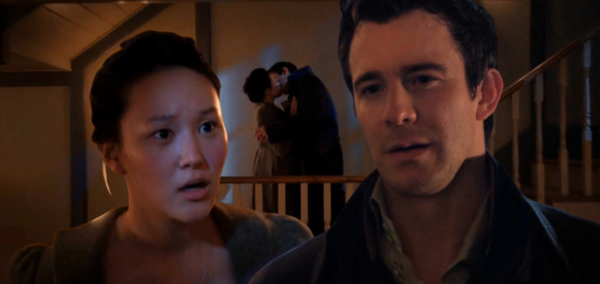 Bridgerton staircase scene deeper meaning