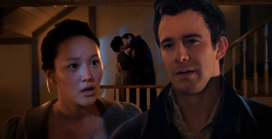 Bridgerton staircase scene deeper meaning