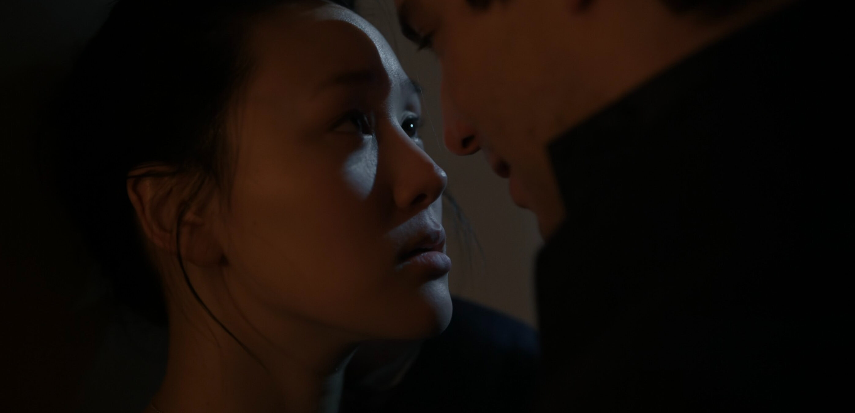 Staircase scene in Bridgerton on Netflix