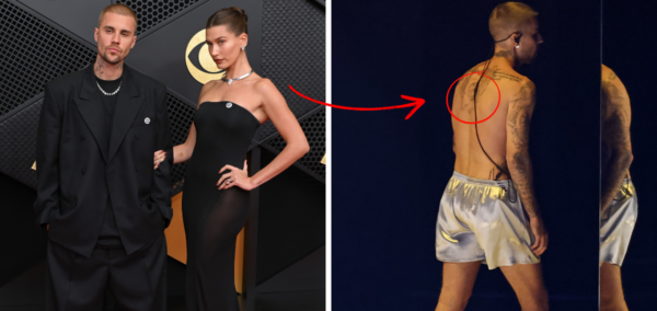 Justin Bieber tattoo Hailey Selena similar