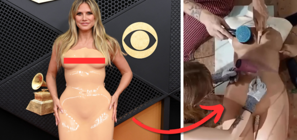 The dress Heidi Klum wore to Grammys 2026