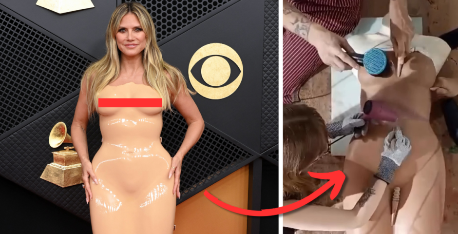 The dress Heidi Klum wore to Grammys 2026