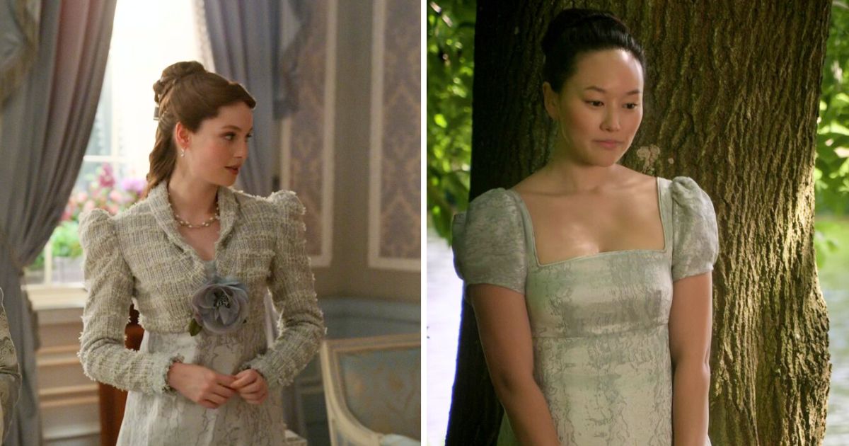 bridgerton sophie francesca dress