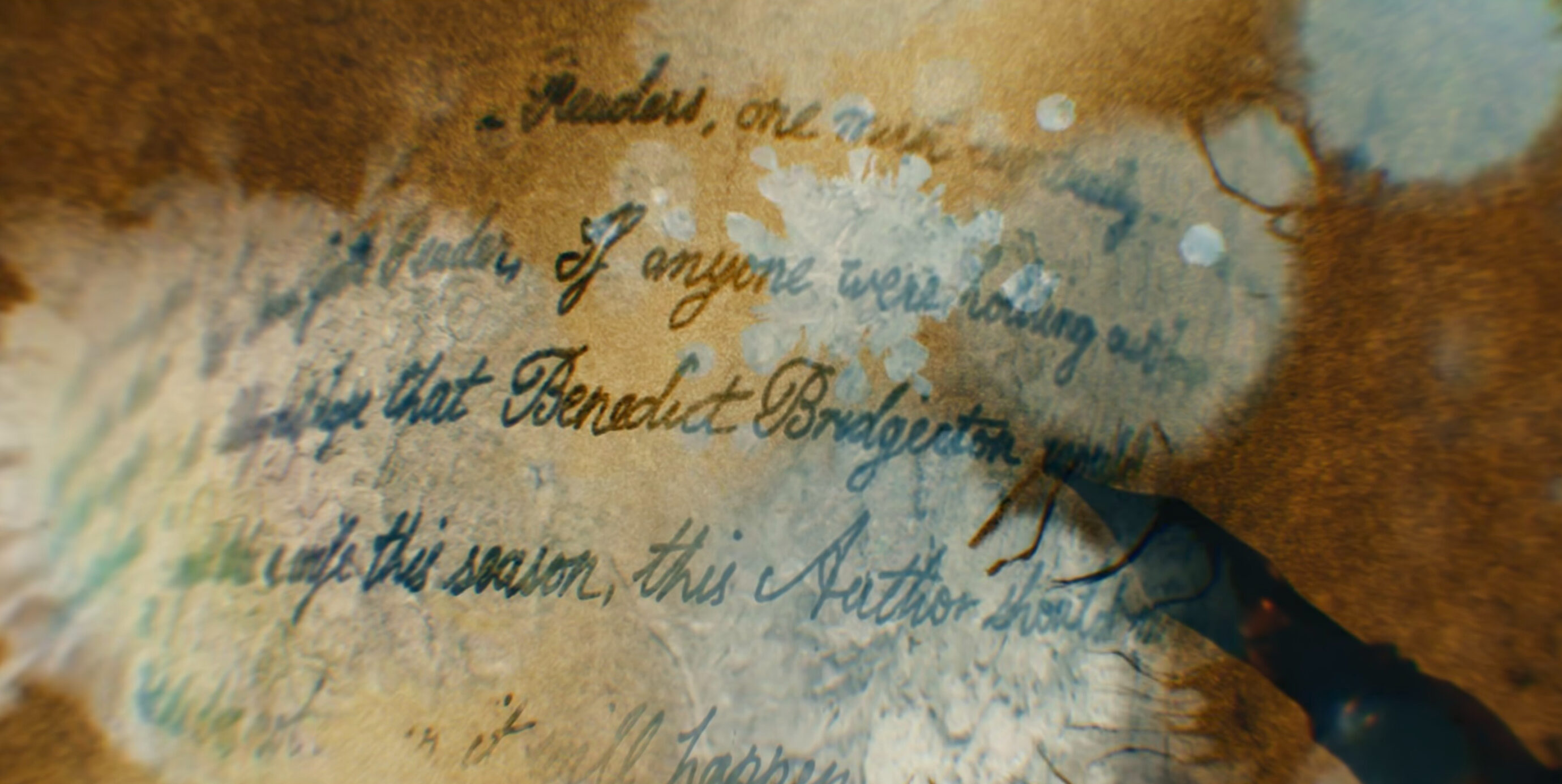 Bridgerton season four opening credits