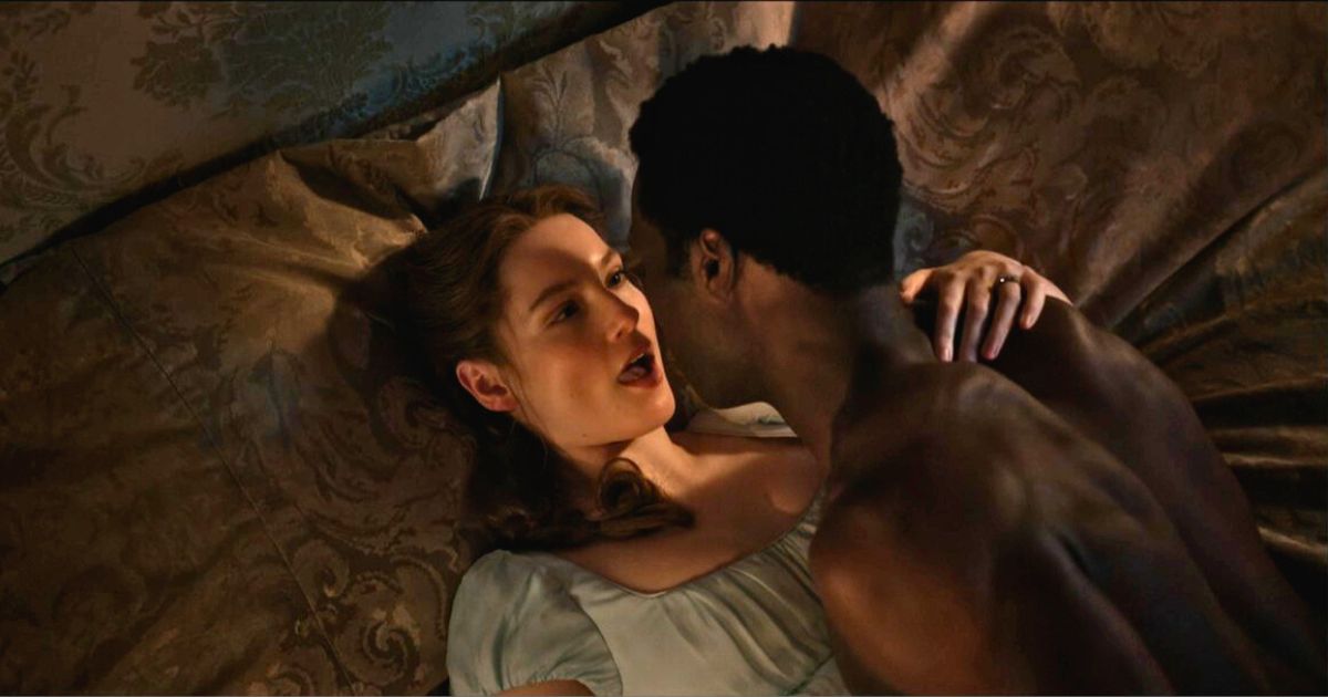 john and francesca in bed