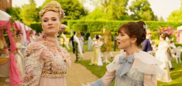 cressida cowper and also eloise in bridgerton season three