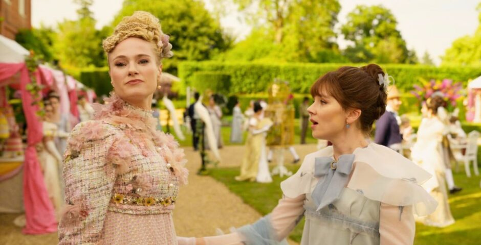 cressida cowper and also eloise in bridgerton season three