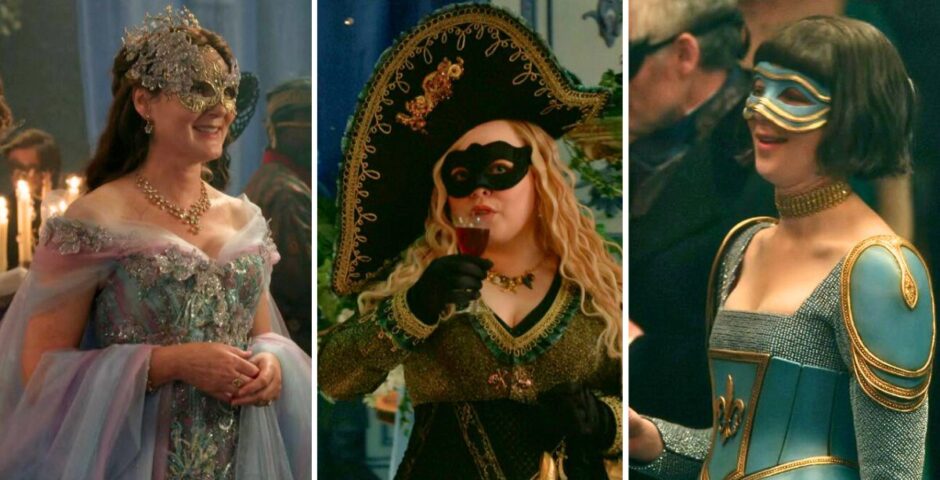 bridgertons at the masquerade ball