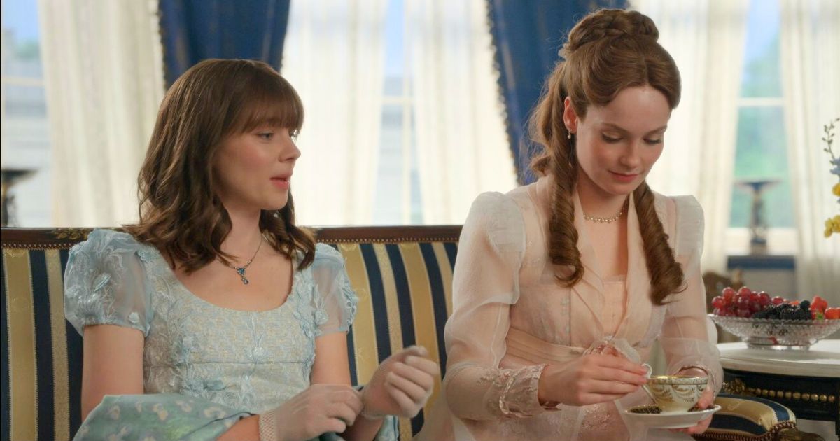 eloise and francesca in bridgerton season four