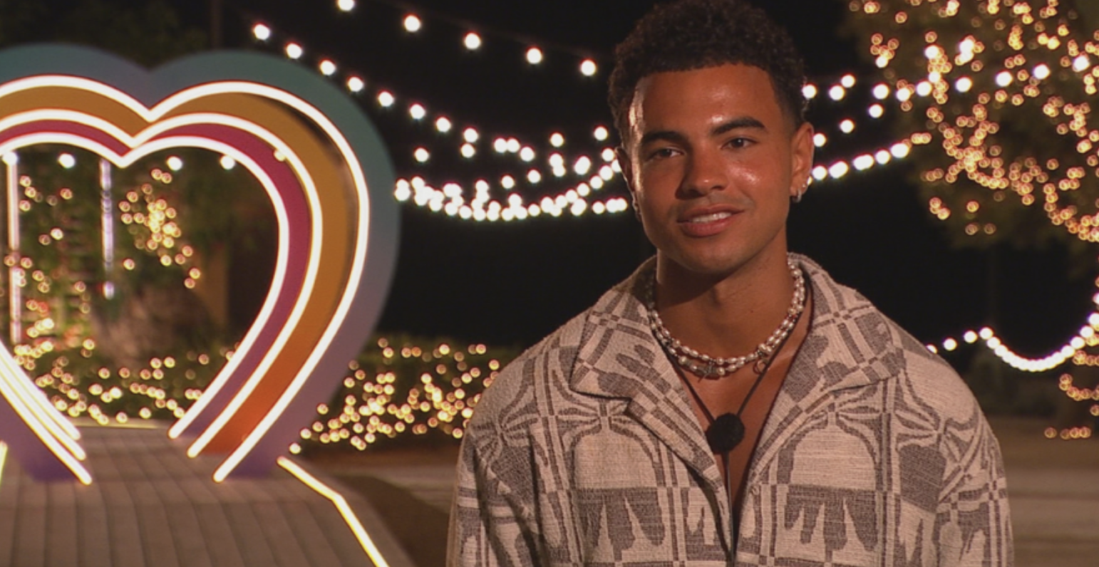 Harrison left the Love Island villa after Women's Aid statement