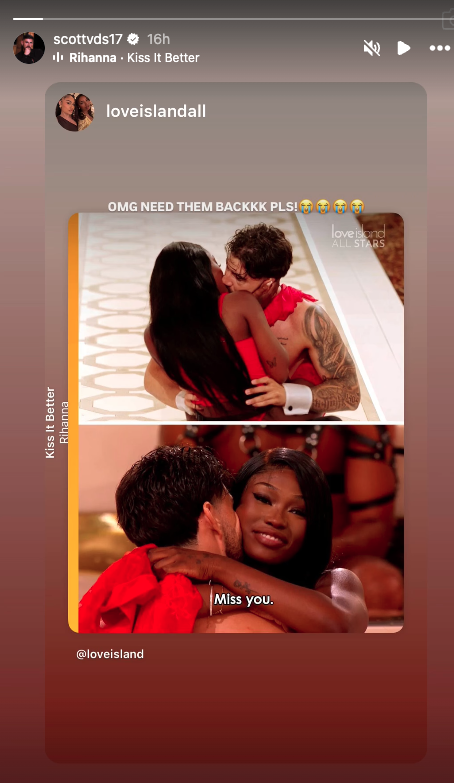 love island scott's sister on scott and leanne