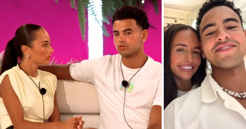 love island all stars lauren harrison messages