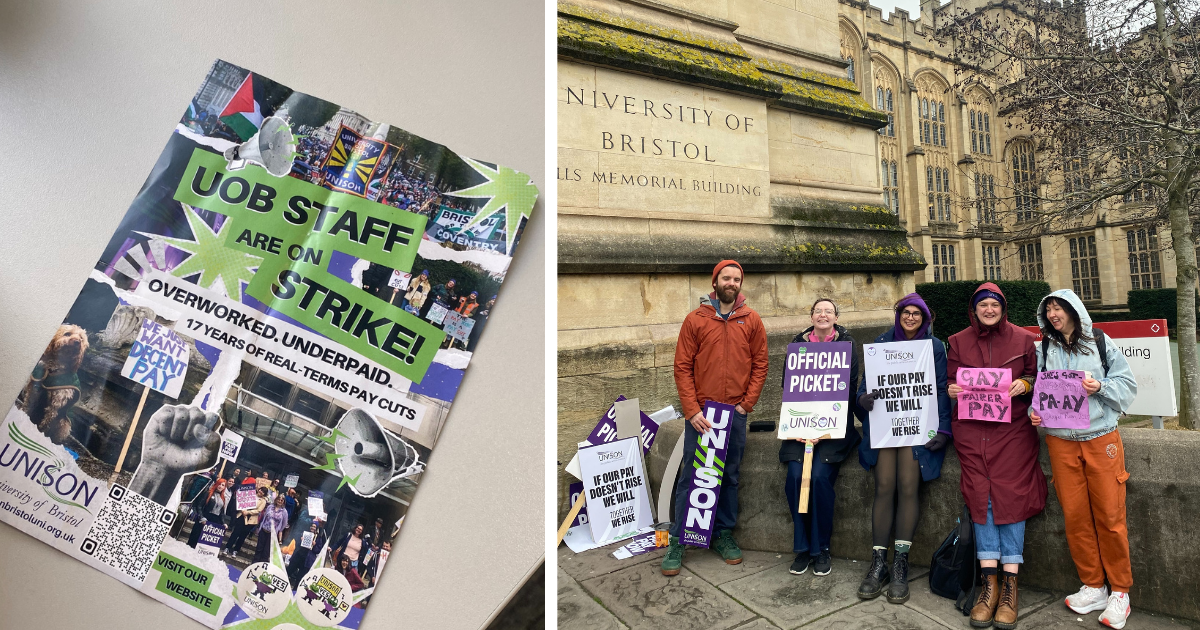 University support staff mount three days of strike action over fair pay