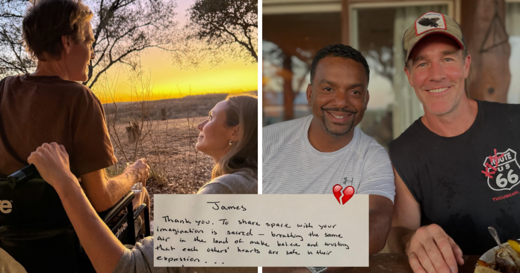 James Van Der Beek celebs tribute donations