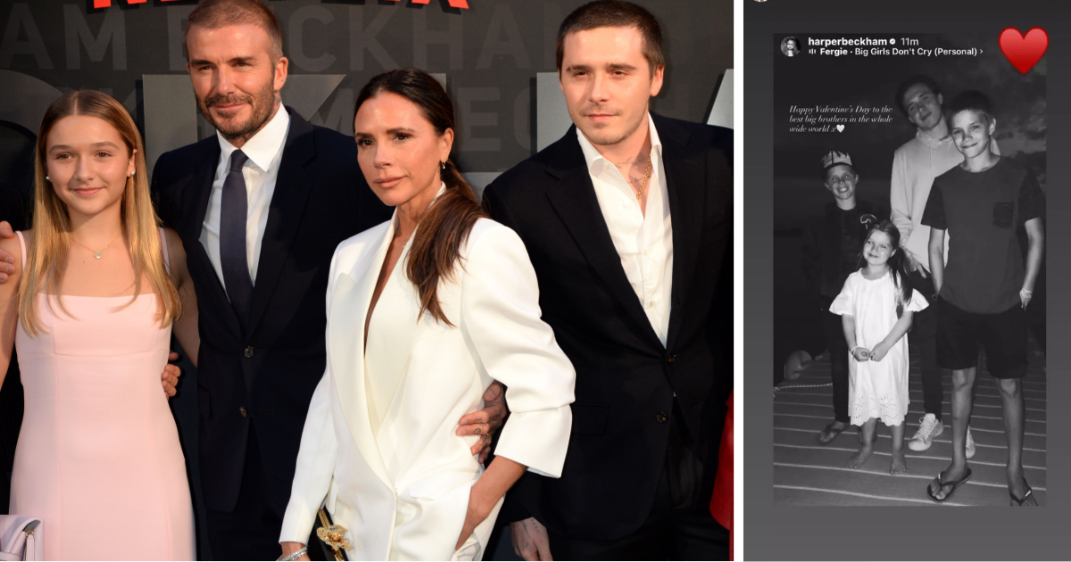 Harper Beckham, 14, pens heartbreaking message to Brooklyn after family fallout