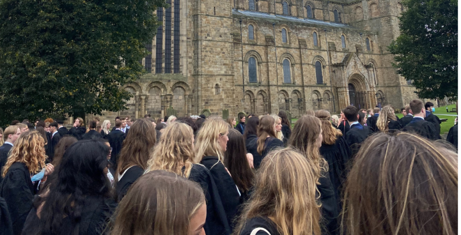 A very atmospheric graduation day at Durham University