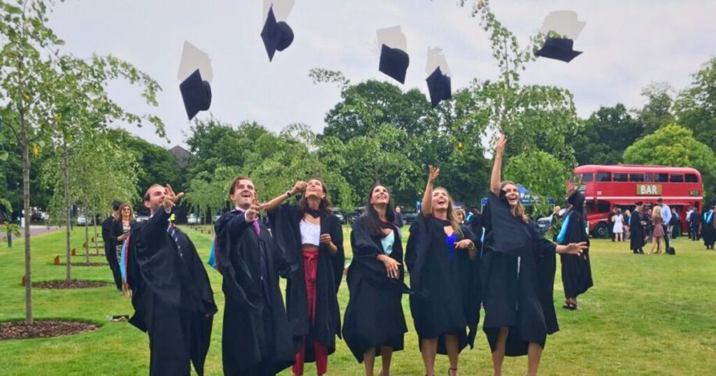 uk universities easiest ones to get a first here are some happy looking grads