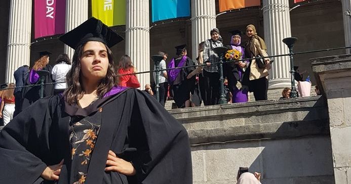 A UCL grad surveying all she has accomplished university first