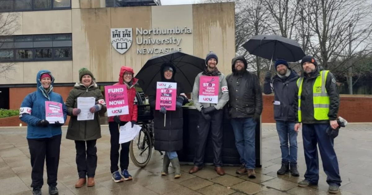 Northumbria University staff striking for 10 days over pay and pensions row