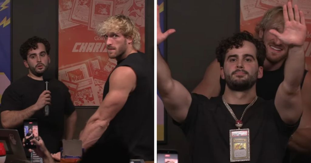 Logan Paul Pokémon card AJ Scaramucci