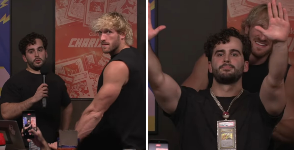 Logan Paul Pokémon card AJ Scaramucci