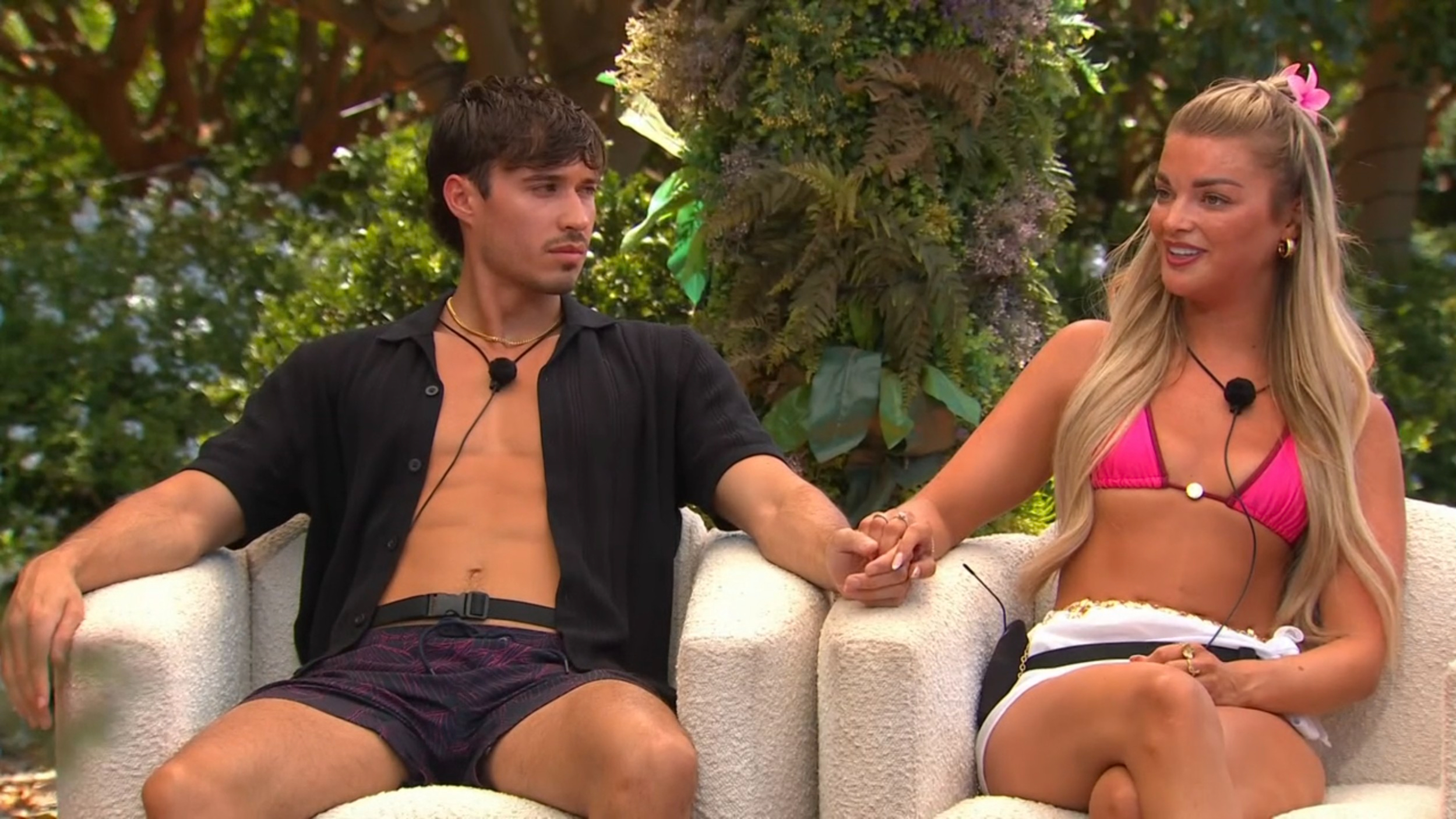 Helena and Carrington on Love Island All Stars