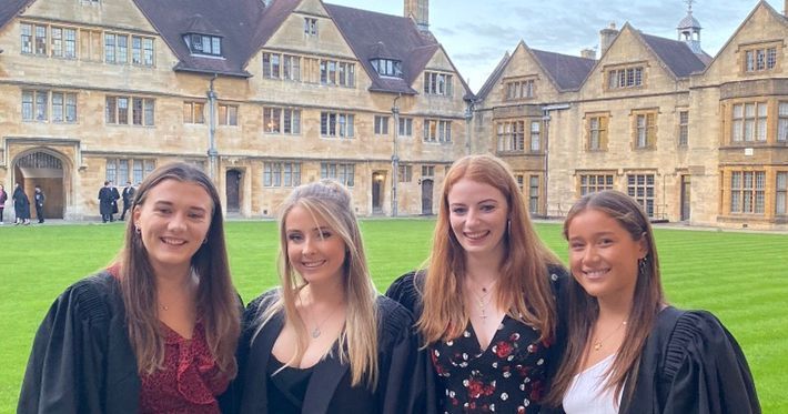 uni of Bristol girlies by their very fancy accommodation