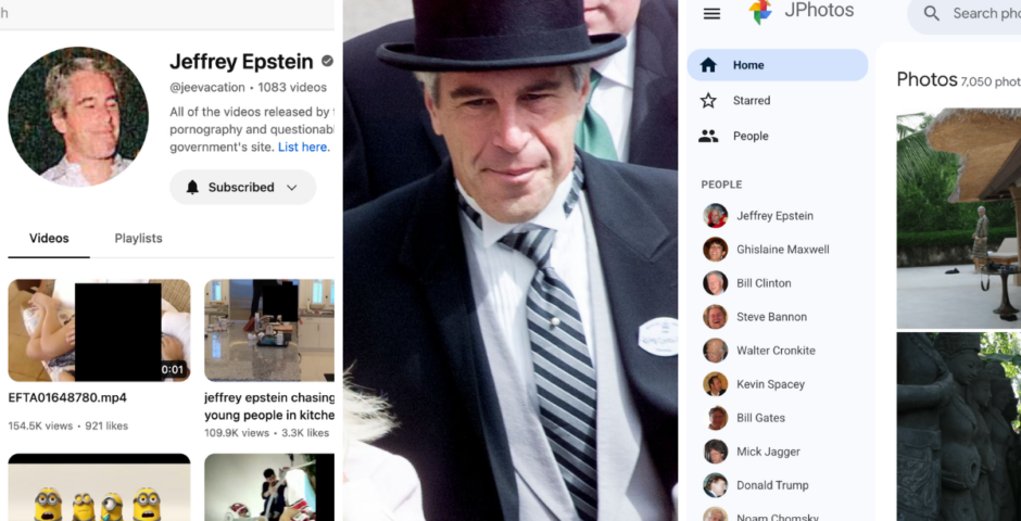 Jeffrey Epstein Amazon JeffTube Jmail