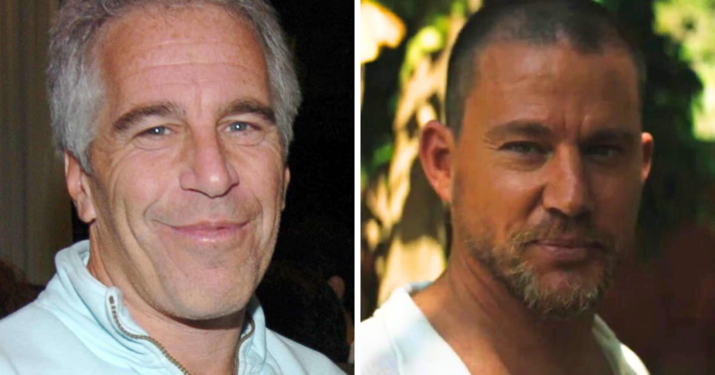 Channing Tatum Blink Twice character Jeffrey Epstein