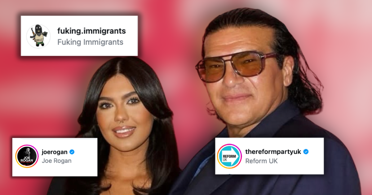 Love Islander Belle’s Dad follows the entire Trump family, AND anti-immigrant accounts