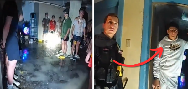 Alpha Delta Phi fraternity, frat basement video