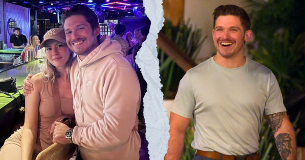 Chris and his ex before Love Is Blind