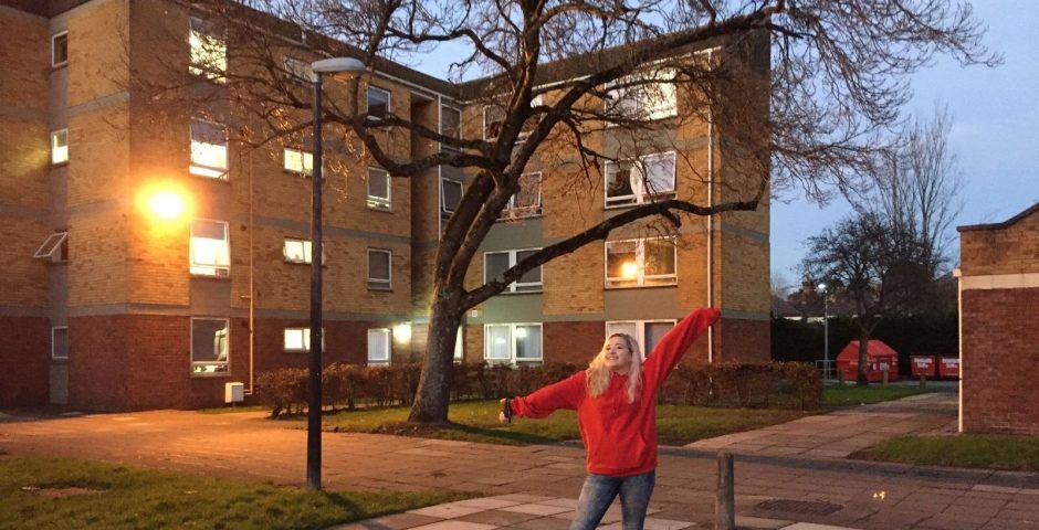 A Cardiff student who actually found space in halls
