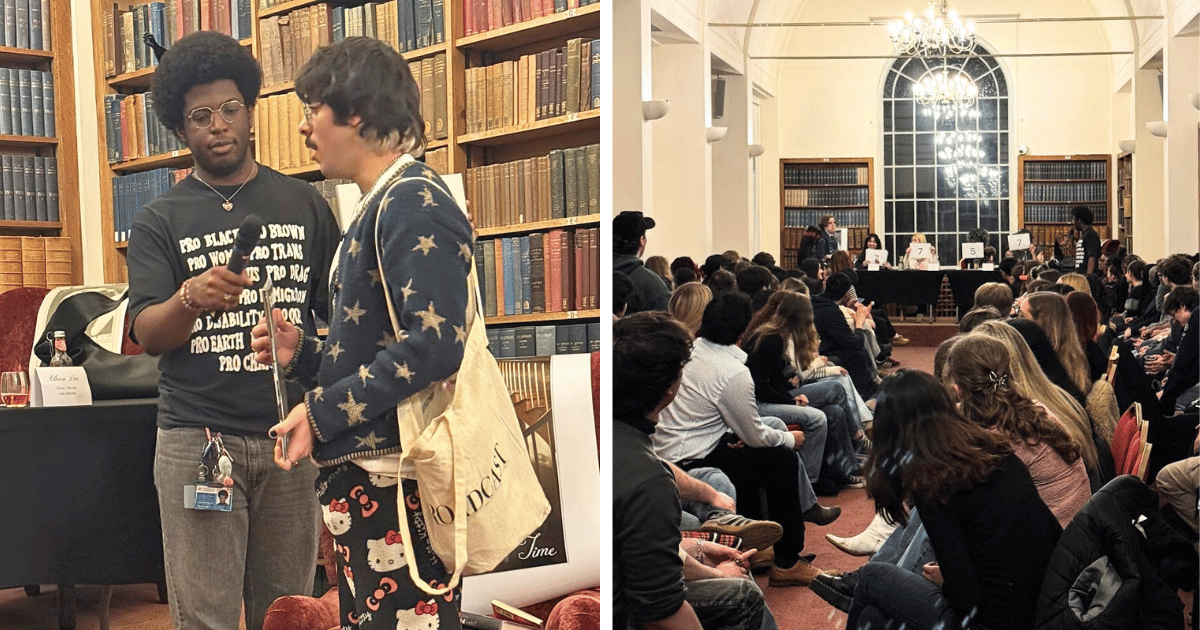 Review: In its performative male contest, the Cambridge Union isn’t in on the joke