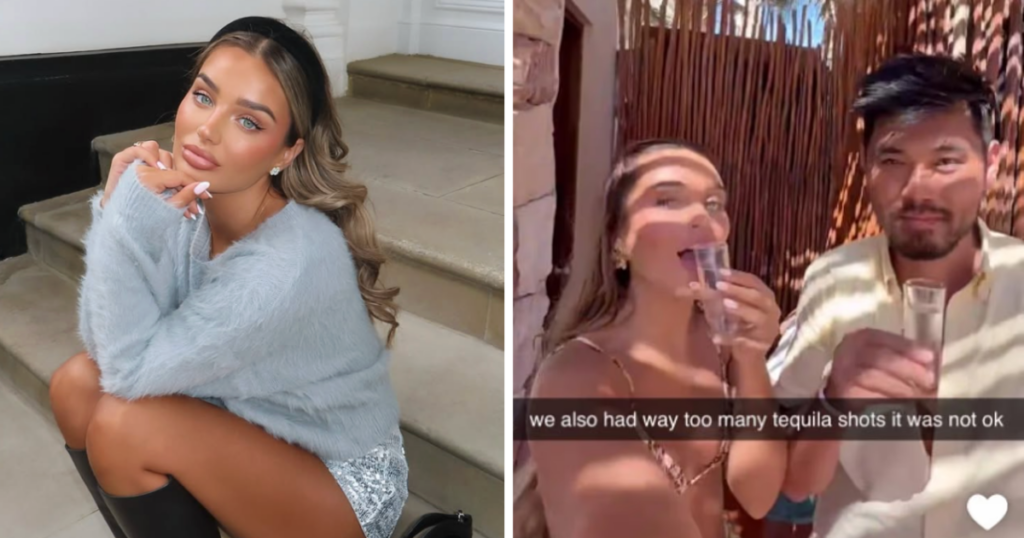 Lucinda from Love Island All Stars with apparent clothing brand boyfriend