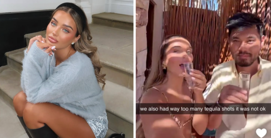 Lucinda from Love Island All Stars with apparent clothing brand boyfriend