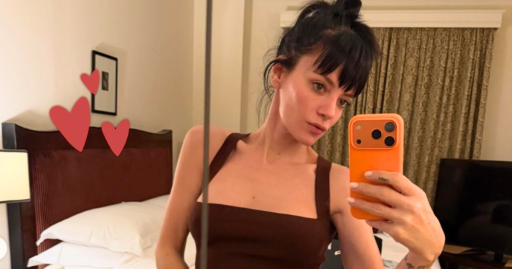 David Harbour Lily Allen confirms boyfriend