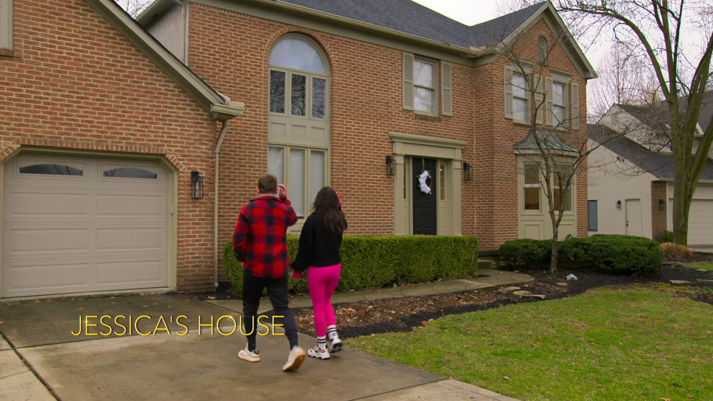 Jessica and Chris at her home in Love Is Blind season 10