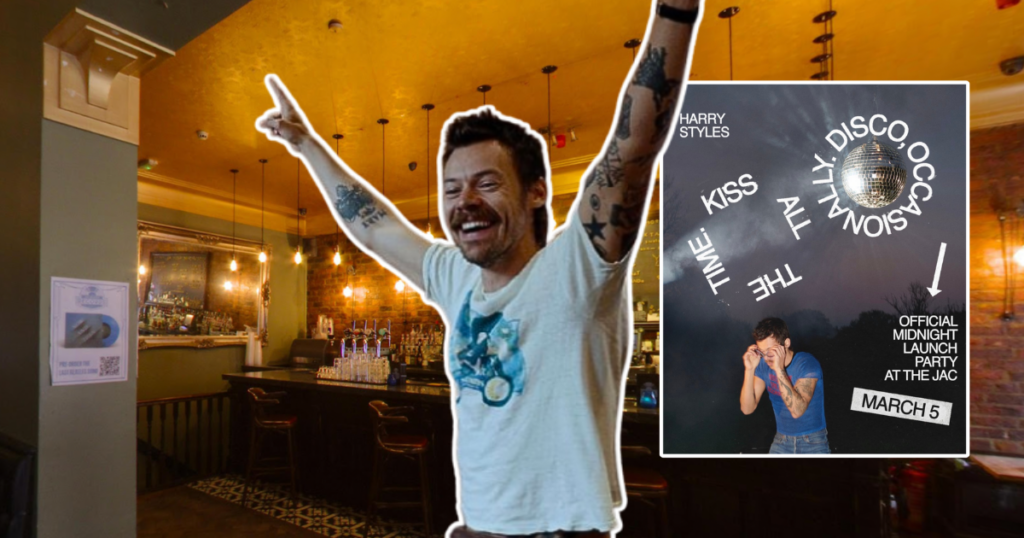 harry styles liverpool launch party